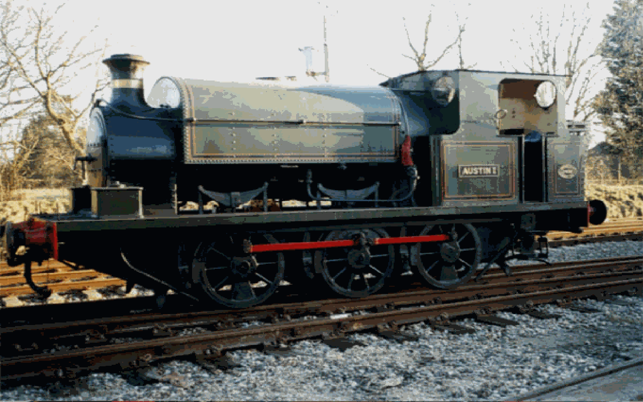 Austin 1 at Isfield Station.